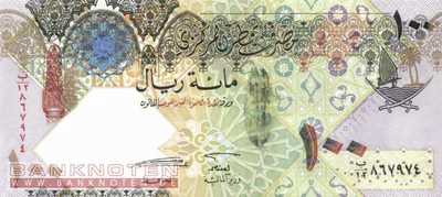 Katar - 100  Riyals (#026a_UNC)