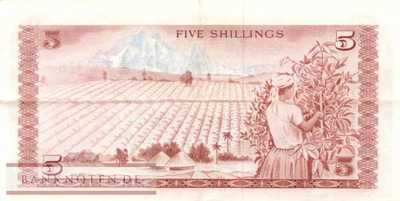 Kenia - 5  Shillings (#011d_VF)