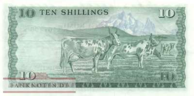 Kenia - 10  Shillings (#012a_VF)