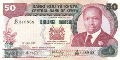 Kenia - 50 Shillings (#022d_VF)