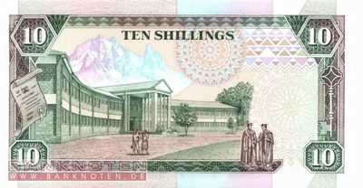 Kenya - 10  Shillings (#024a_UNC)