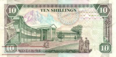 Kenia - 10  Shillings (#024b_VF)