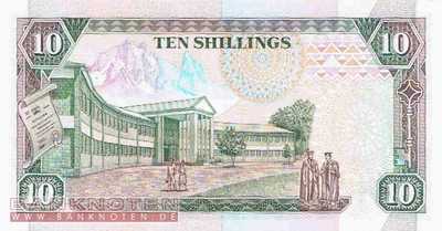 Kenya - 10  Shillings (#024d_UNC)