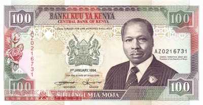 Kenia - 100  Shillings (#027f_UNC)