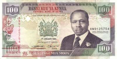 Kenia - 100  Shillings (#027f_VF)