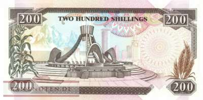 Kenia - 200  Shillings (#029d_UNC)