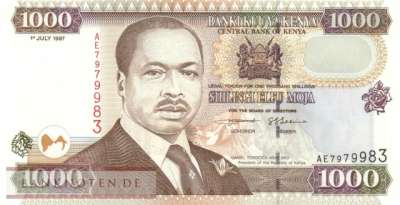 Kenia - 1.000  Shillings (#040a_UNC)