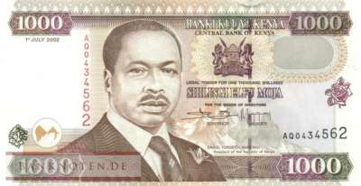 Kenia - 1.000  Shillings (#040d_UNC)