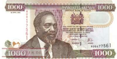 Kenia - 1.000  Shillings (#045a_UNC)