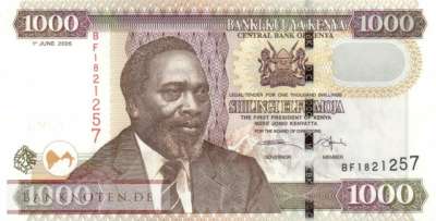 Kenia - 1.000  Shillings (#051a_UNC)