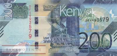 Kenia - 200 Shillings (#054b_UNC)