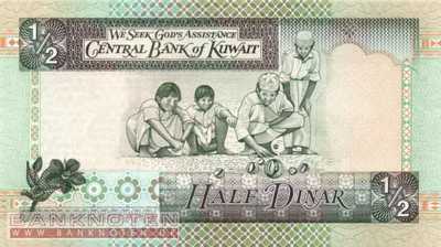 Kuwait - 1/2  Dinar (#024f_UNC)
