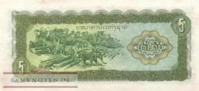 Laos - 5  Kip (#026b_AU)