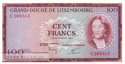 Luxemburg - 100  Francs (#052a_UNC)