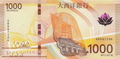 Macao - 1.000 Patacas (#095Aa_UNC)