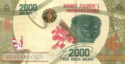 Madagaskar - 2.000  Ariary (#101_UNC)