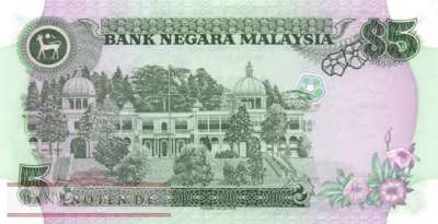 Malaysia - 5  Ringgit (#020_AU)