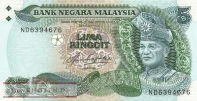 Malaysia - 5  Ringgit (#020_AU)