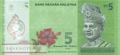 Malaysia - 5  Ringgit - Polymer (#052b_UNC)