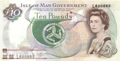 Isle of Man - 10  Pounds (#044a_UNC)