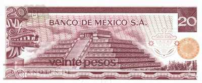 Mexico - 20  Pesos (#064b-Y_UNC)