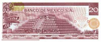 Mexico - 20  Pesos (#064c-CG_UNC)