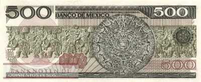 Mexico - 500  Pesos (#079a-DE_UNC)