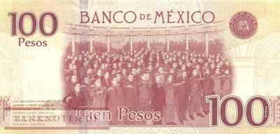 Mexico - 100  Pesos - Gedenkbanknote (#130a_UNC)