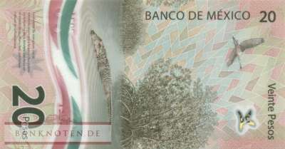 Mexico - 20  Pesos - commemorative (#132b-U2_UNC)