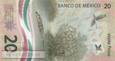 Mexico - 20  Pesos - commemorative (#132f-U5_UNC)