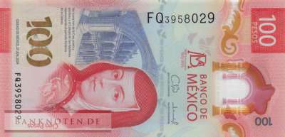 Mexico - 100 Pesos (#139-3_UNC)