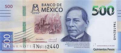 Mexico - 500 Pesos (#141-5_UNC)