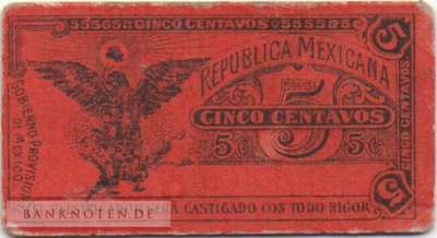 Mexico - 5  Centavos (#S0697-1_AU)