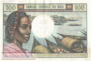 Mali - 100  Francs (#011_VG)