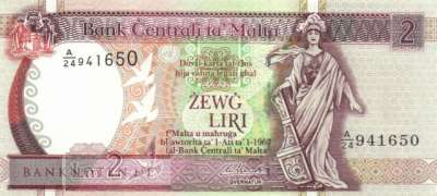 Malta - 2  Liri (#045d_UNC)