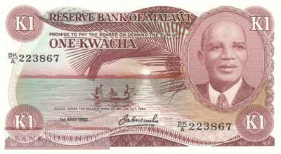 Malawi - 1  Kwacha (#014e_UNC)