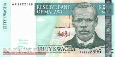 Malawi - 50  Kwacha (#053a_UNC)