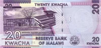 Malawi - 20  Kwacha (#063cR_UNC)