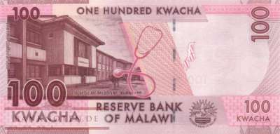 Malawi - 100  Kwacha (#065e_UNC)