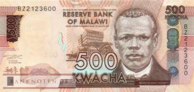 Malawi - 500  Kwacha (#066d_UNC)