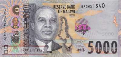 Malawi - 5.000 Kwacha (#071d_UNC)