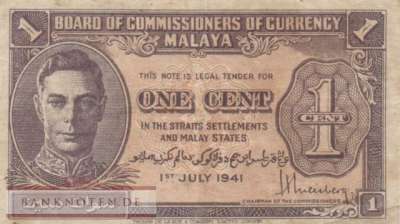 Malaya - 1  Cent (#006_F)