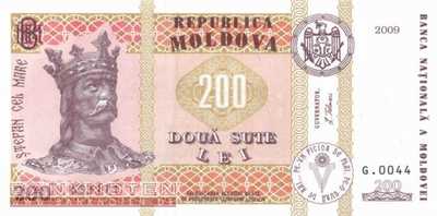 Moldavia - 200  Lei (#016c_UNC)