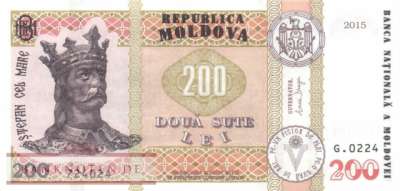 Moldavia - 200  Lei (#026c_UNC)