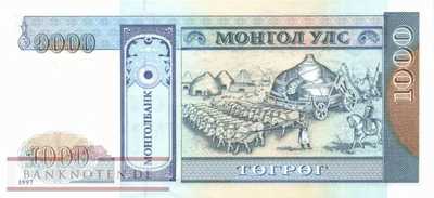 Mongolei - 1.000  Tugrik (#059b_UNC)