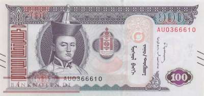 Mongolei - 100 Tugrik (#073b_UNC)