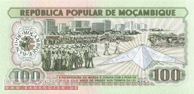 Mozambique - 100 Meticais (#126_UNC)
