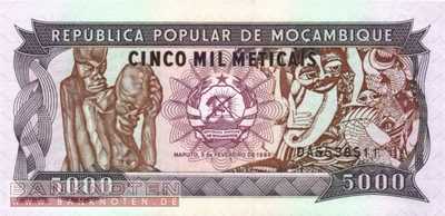 Mozambique - 5.000  Meticais (#133b_UNC)