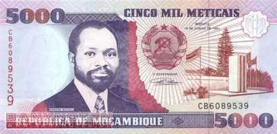 Mozambique - 5.000  Meticais (#136_UNC)