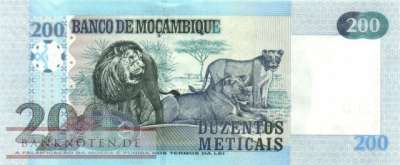 Mozambique - 200  Meticais (#146_UNC)